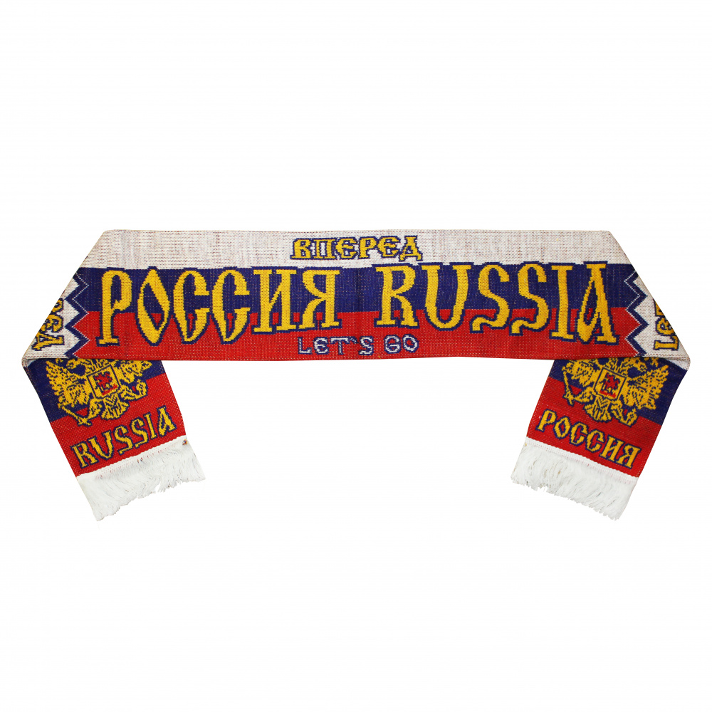 картинка Шарф Вперед Россия (вязаный) от магазина LutchShop.ru