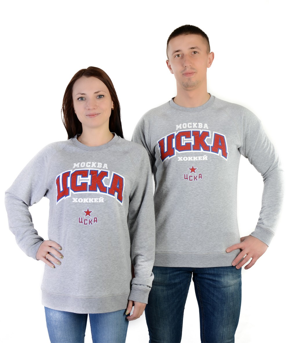 картинка Толстовка ЦСКА серая (unisex) от магазина LutchShop.ru