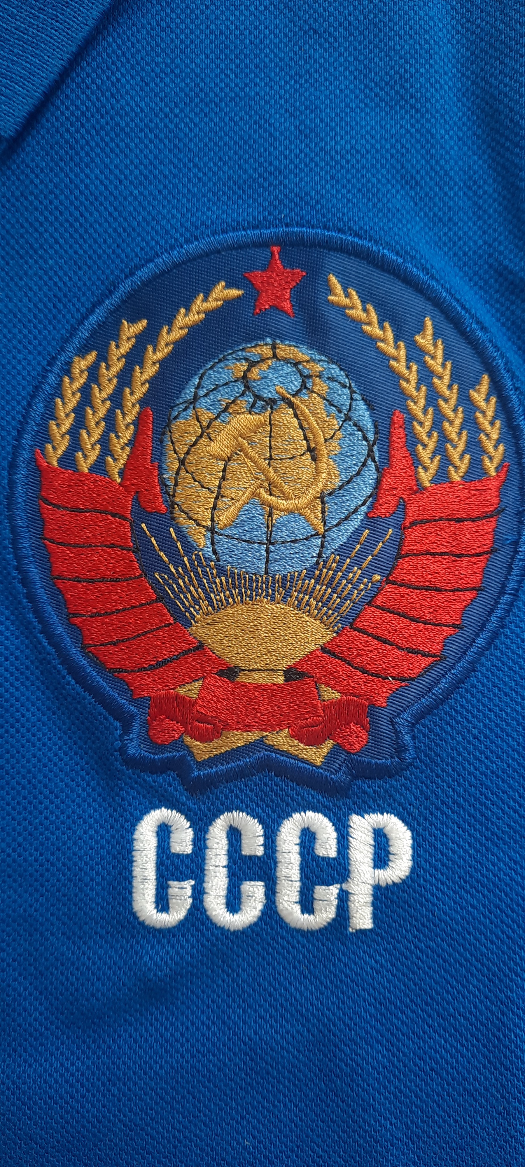 картинка Футболка поло СССР (василёк) от магазина LutchShop.ru