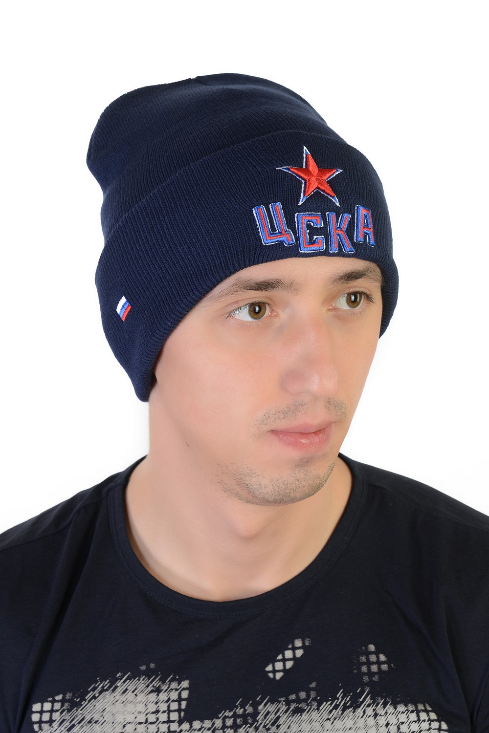 картинка Шапка ЦСКА синяя от магазина LutchShop.ru