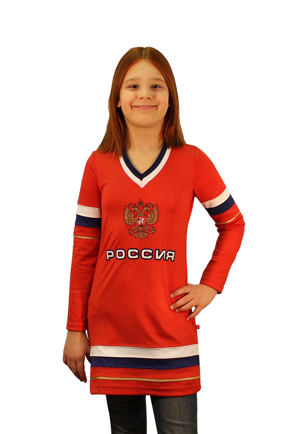 картинка Платье Россия детское красное от магазина LutchShop.ru