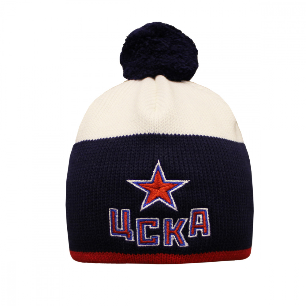 картинка Шапка ЦСКА с помпоном от магазина LutchShop.ru