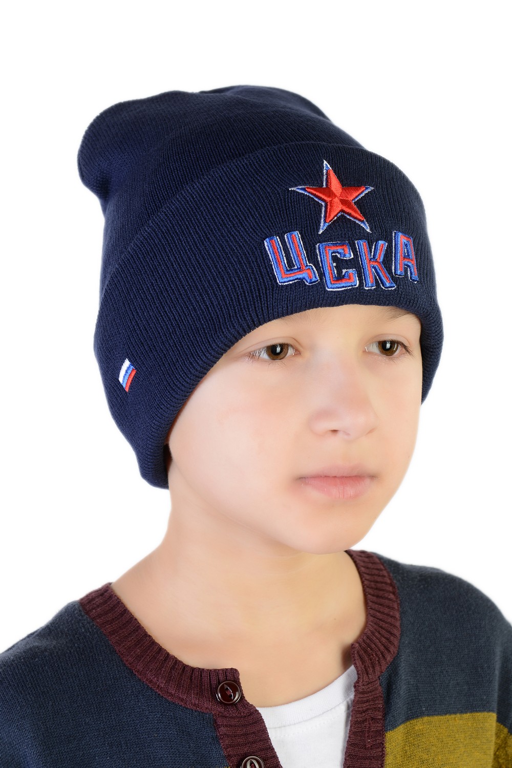 картинка Шапка ЦСКА синяя от магазина LutchShop.ru