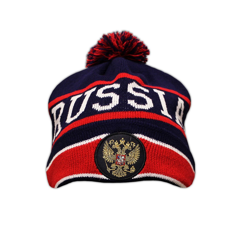 картинка Шапка Russia (с помпоном) от магазина LutchShop.ru