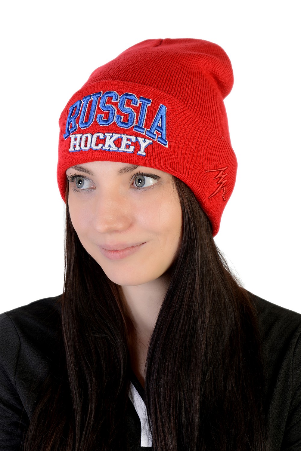 картинка Шапка Russia Hockey красная от магазина LutchShop.ru