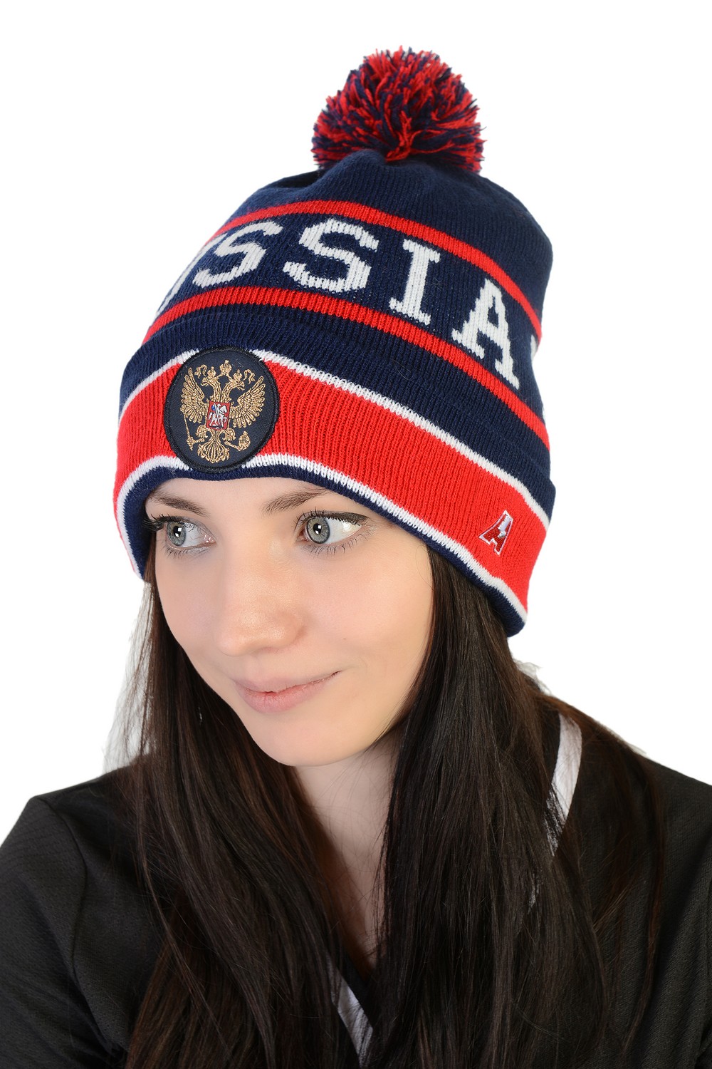 картинка Шапка Russia (с помпоном) от магазина LutchShop.ru