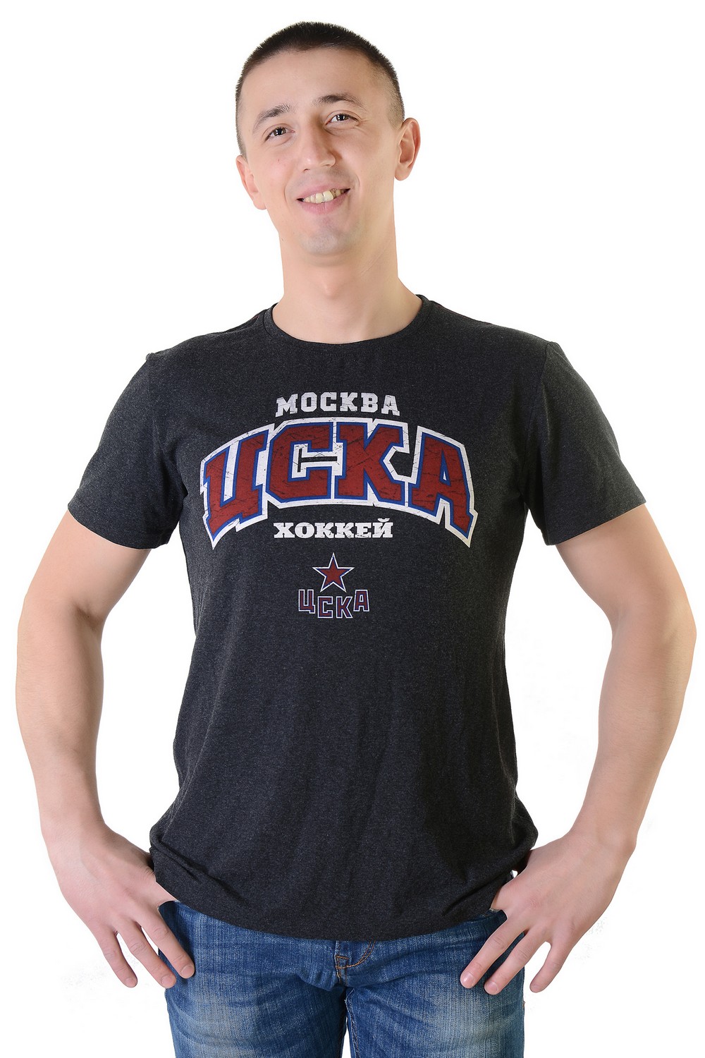 картинка Футболка ЦСКА темно-серая от магазина LutchShop.ru