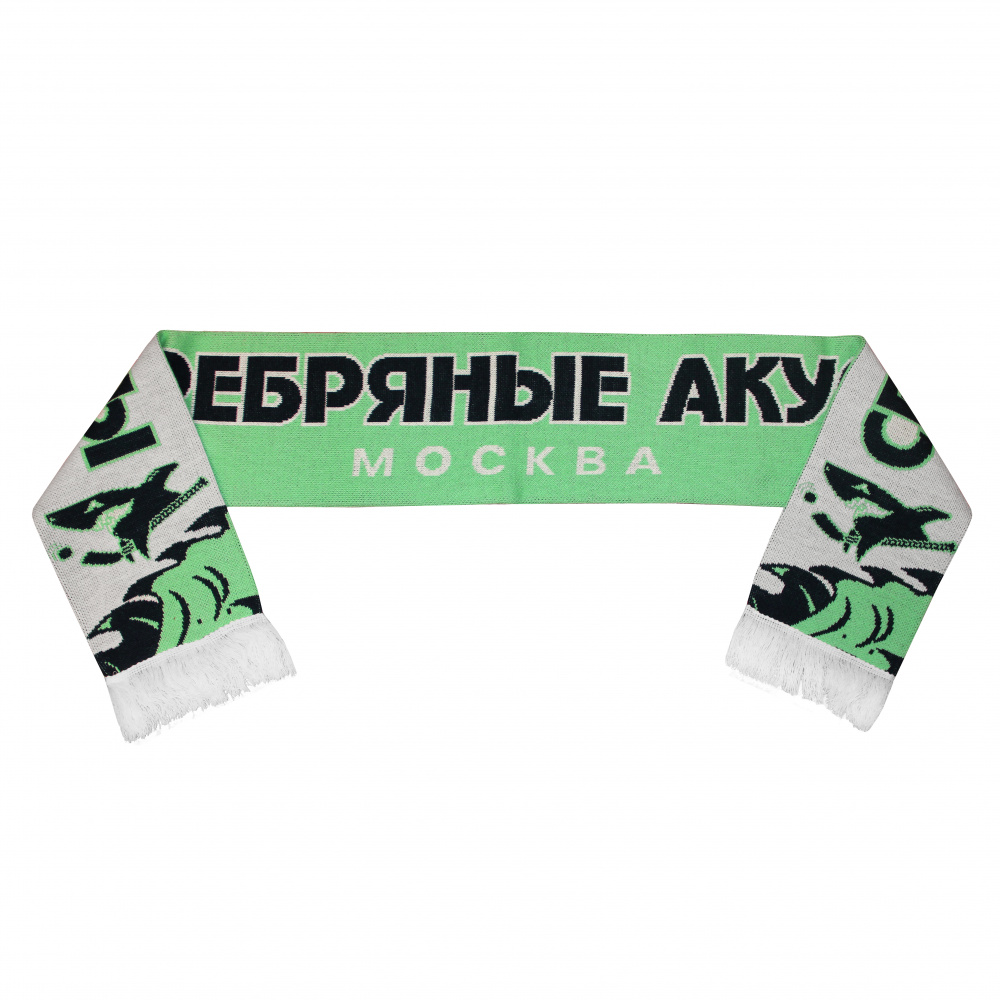 картинка Шарф Серебряные Акулы вязаный от магазина LutchShop.ru