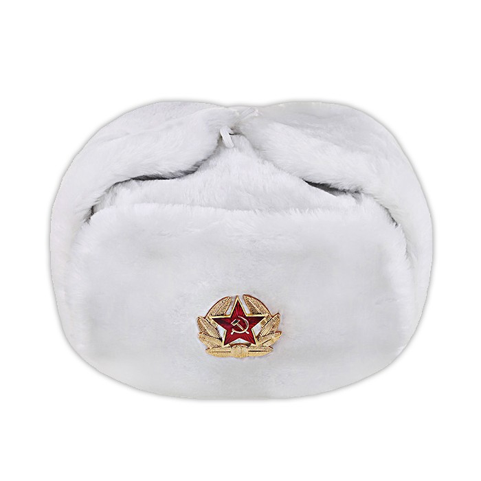картинка Шапка ушанка  белая от магазина LutchShop.ru