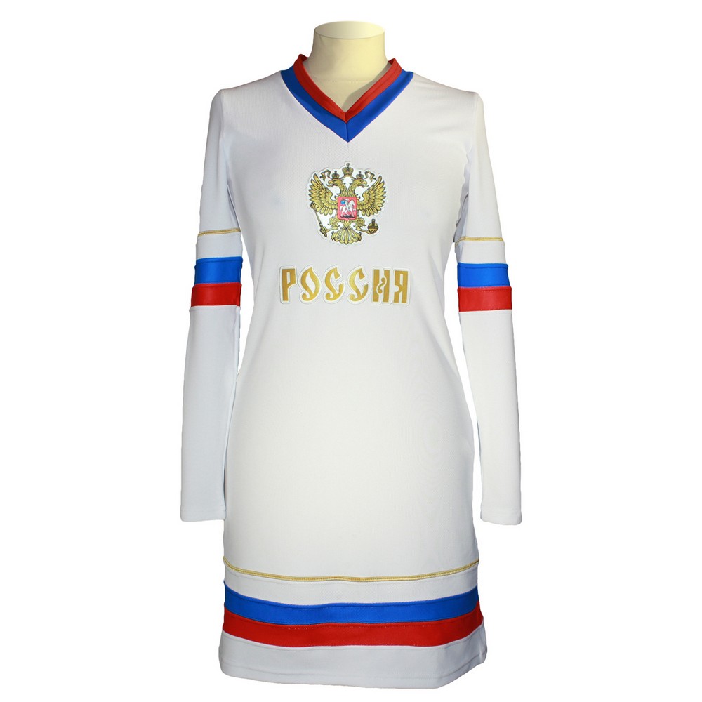 картинка Платье Россия белое от магазина LutchShop.ru