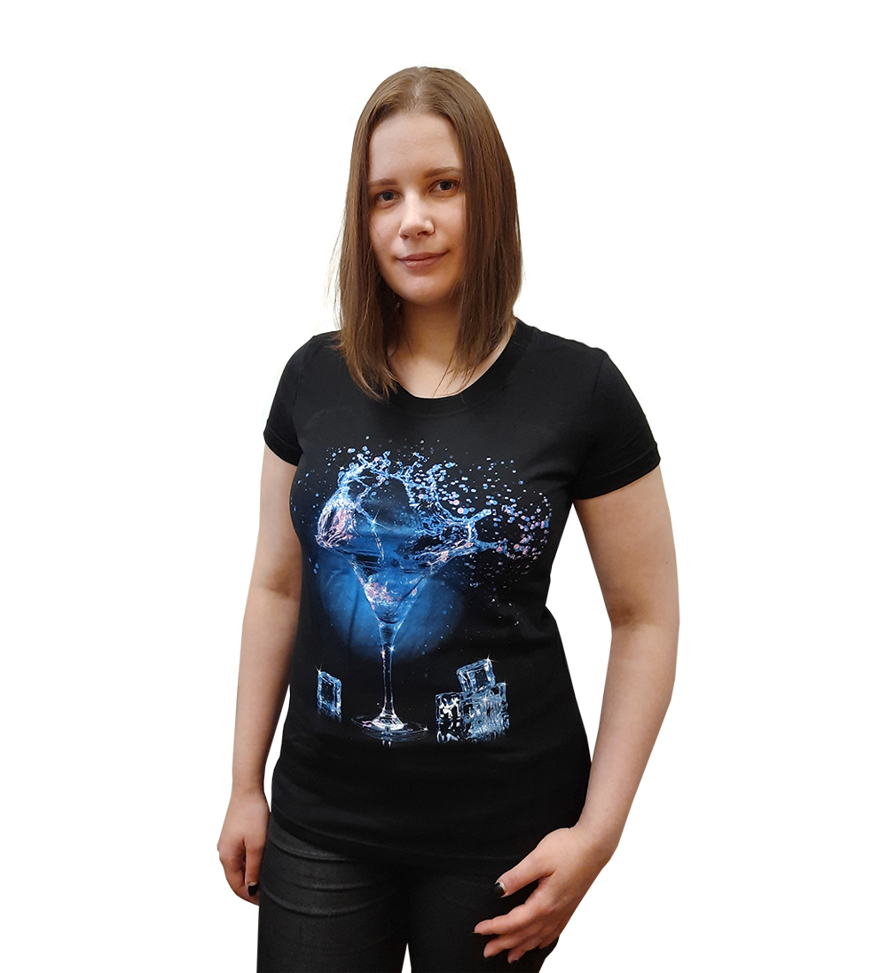 картинка Футболка женская Мартини (светящаяся) от магазина LutchShop.ru